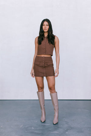 Margo Top - Chocolate Brown