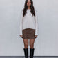 Vanessa Knit Cardigan - Beige Marle