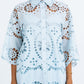 Yueli Short - Powder Blue Sicily Lace