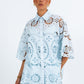 Immy Shirt - Powder Blue Sicily Lace