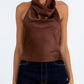 Inara Top - Chocolate Brown
