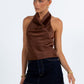 Inara Top - Chocolate Brown