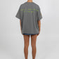 Aligned Boxy Tee - Charcoal