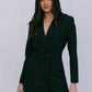 Gunner Mini Blazer Dress - Black