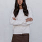 Vanessa Knit Cardigan - Beige Marle