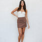 Basilio Skirt - Chocolate