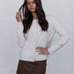Vanessa Knit Cardigan - Beige Marle