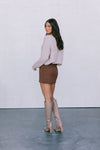 Nelani Knit Jumper - Mocha Marle