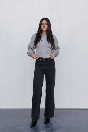 Yanica Knit Jumper - Grey