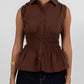 Blake Top - Chocolate Brown