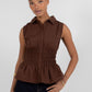Blake Top - Chocolate Brown