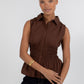 Blake Top - Chocolate Brown