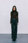 Dakitah Long-sleeve Top - Espresso Brown Mesh