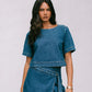 Farley Skirt - Indigo Denim