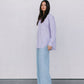 Saint Oversized Shirt - Lilac/Peach Stripe