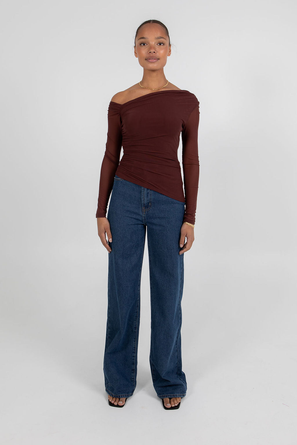 Xila Top - Chocolate Brown