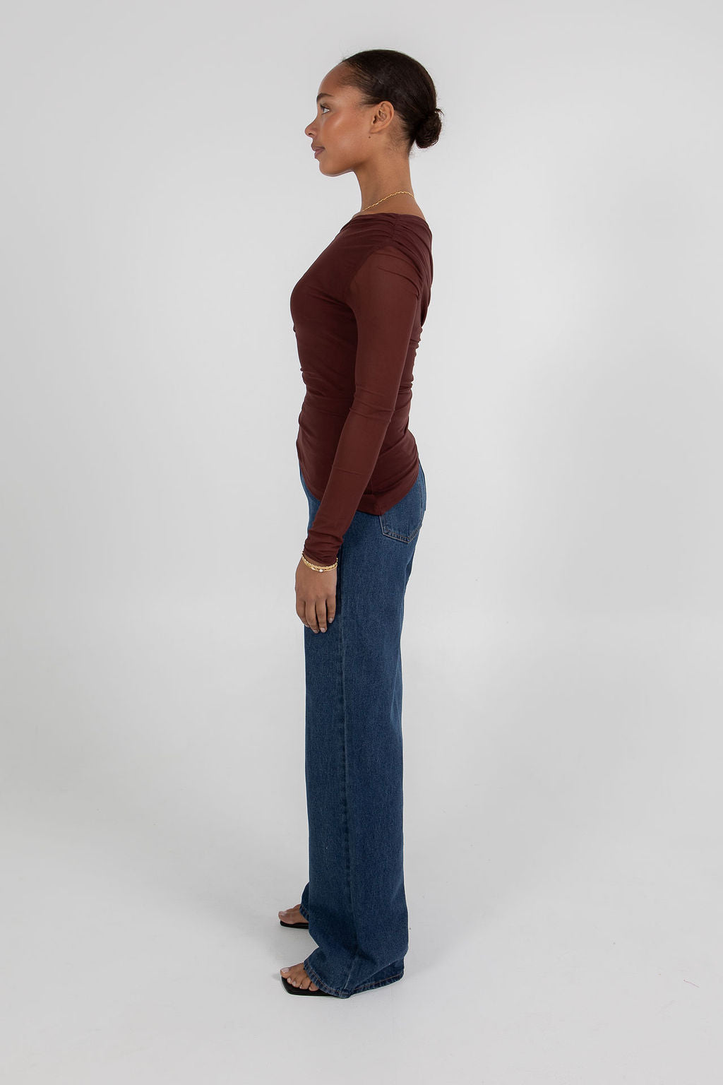 Xila Top - Chocolate Brown