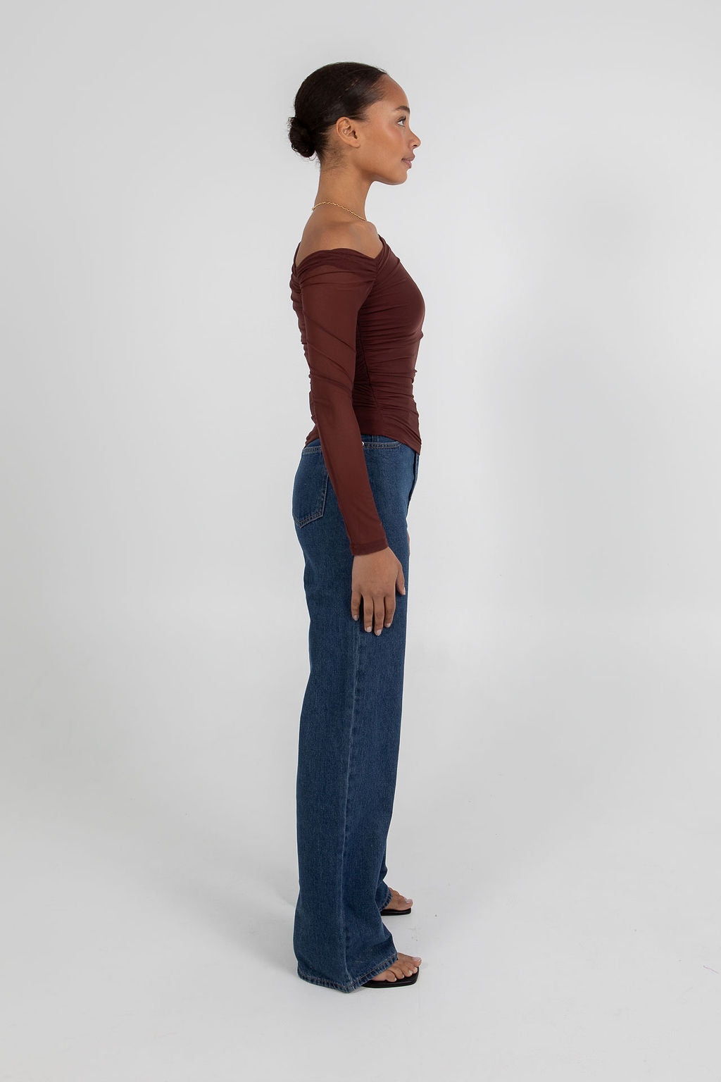 Xila Top - Chocolate Brown