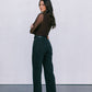 Dakitah Long-sleeve Top - Espresso Brown Mesh