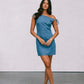 Qiana Mini Dress - Denim