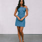 Qiana Mini Dress - Denim