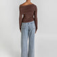 Kaya Top - Chocolate Brown