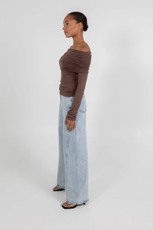Kaya Top - Chocolate Brown