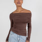 Kaya Top - Chocolate Brown