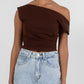 Jacinta Top - Chocolate Brown
