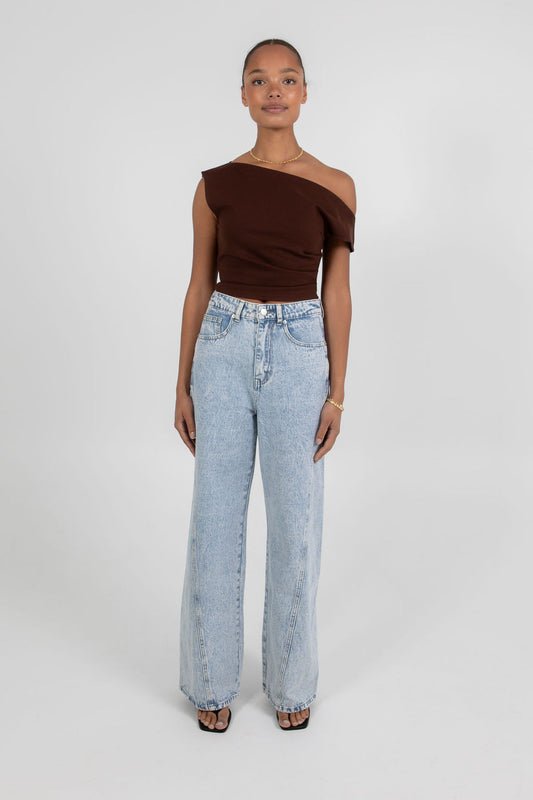 Jacinta Top - Chocolate Brown