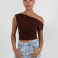 Jacinta Top - Chocolate Brown