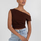 Jacinta Top - Chocolate Brown
