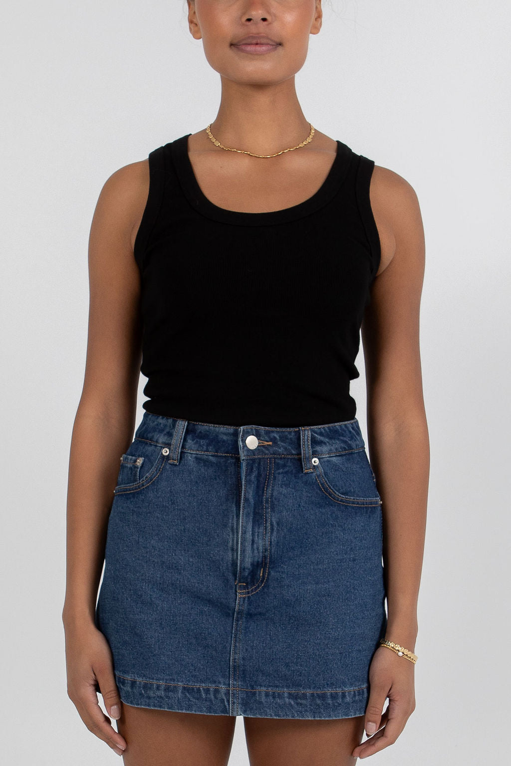 Gemma Tank Top - Black