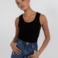 Gemma Tank Top - Black