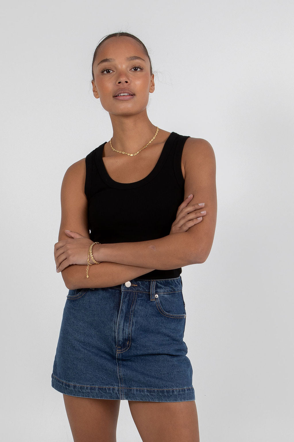 Gemma Tank Top - Black