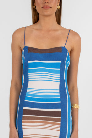 COMING SOON - Ventian Maxi Dress - Paros Stripe
