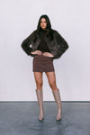 Dakitah Long-sleeve Top - Espresso Brown Mesh