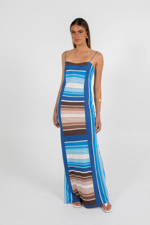 COMING SOON - Ventian Maxi Dress - Paros Stripe