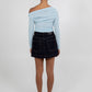Daliah Long-sleeve Top - Baby Blue