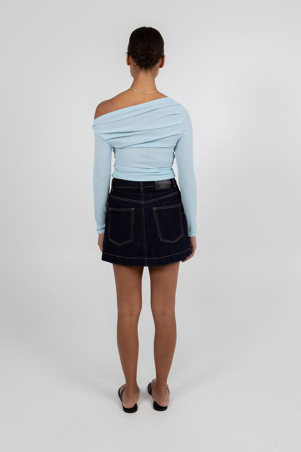 Daliah Long Sleeve Top Baby Blue