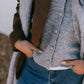 Vanessa Knit Cardigan - Grey Marle