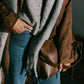 Vanessa Knit Cardigan - Grey Marle