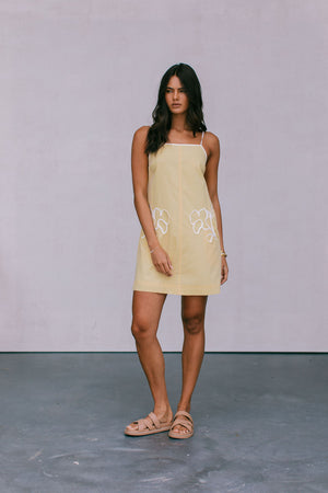 Frenchie Dress - Lemon