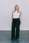 DISPATCH 07.05.25 - Carissa Wide Leg Jeans - Washed Black