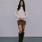 Oliver Knit Jumper - Creamy Beige