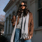 Vanessa Knit Cardigan - Grey Marle