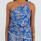 COMING SOON - Yazlin One Shoulder Top - Oceana Print
