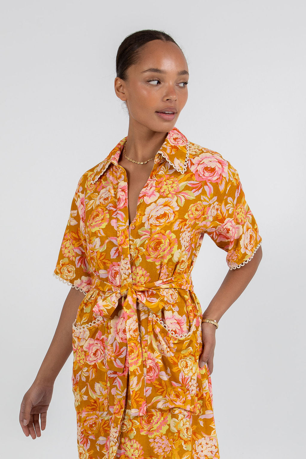 COMING SOON - Bello Mini Dress - Hinterbloom Print