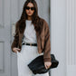 Vanessa Knit Cardigan - Beige Marle