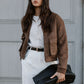 Vanessa Knit Cardigan - Beige Marle